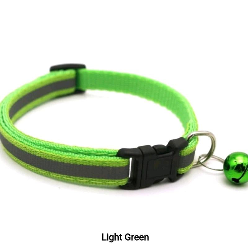 Reflective Cat Safety Collar - Keep Your Kitty Safe and Visible Adjustable