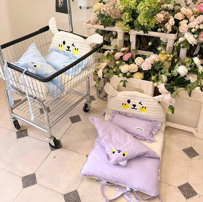 Wulihana Pet Bed with Free Pillow - a Cozy 77*47Cm Haven for Your Furry Friend'S Rest and Relaxation