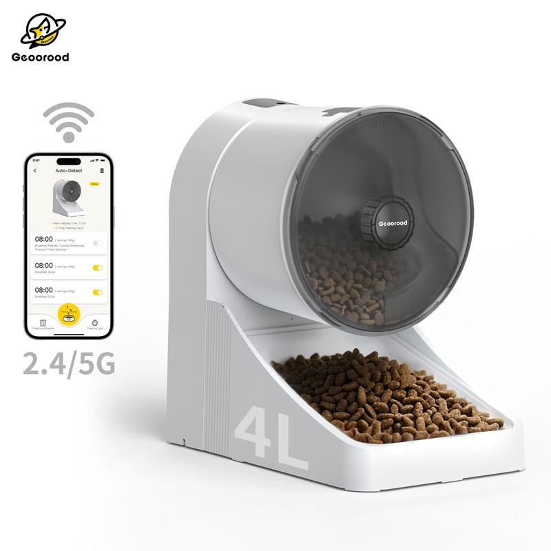 Holiday Haul ⭐ Geoorood 4L Smart Cat Feeder — WiFi Auto Dispenser for Cats & Small Pets #Tiktokshopholidayhaul