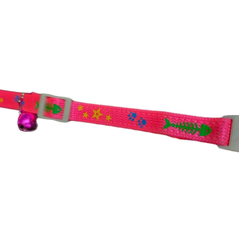 Pink Cat Collar for Pet Fashion Accessories - Neck Accessory for Cats Adjustable