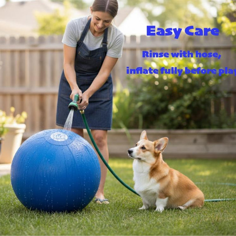 XIXI Large Herding Ball for Dogs 25" Diameter Interactive Toy for Australian Shepherds & Border Collies Durable Chew Toy for Outdoor Training & Play