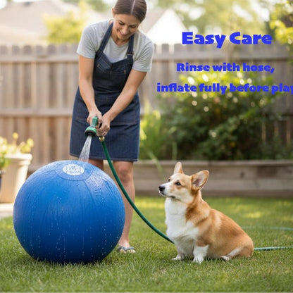 XIXI Large Herding Ball for Dogs 25" Diameter Interactive Toy for Australian Shepherds & Border Collies Durable Chew Toy for Outdoor Training & Play