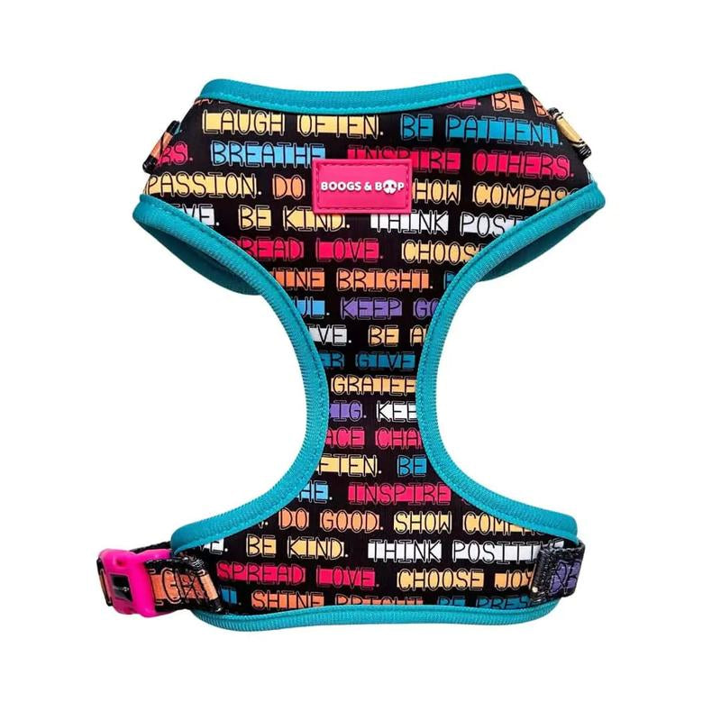 Adjustable Pawsitive Affirmations Dog Harness