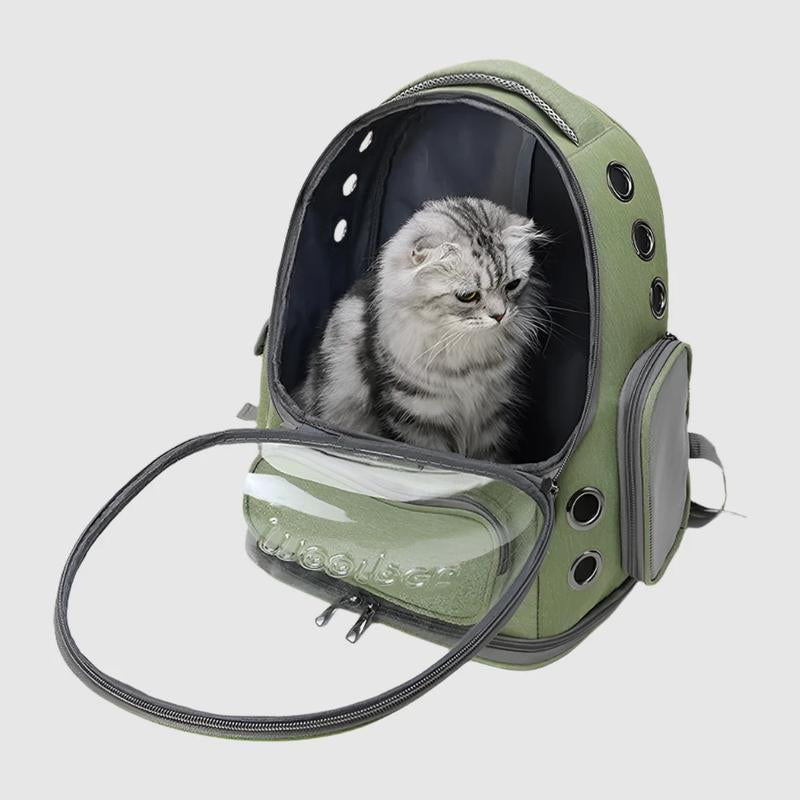 Cozy Pet Cat Carrier Backpack with Storage – Stylish, Breathable & Perfect for Travel Adventures!
