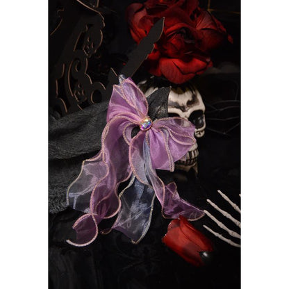 Universal Collar for All Cat Breeds and Dog with Butterfly Bowtie and Shiny Gem by Purrypurry