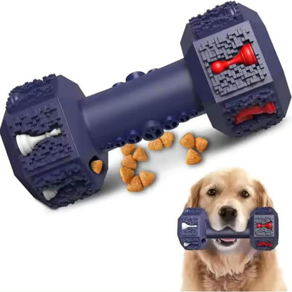 Dog Dumbbell Shape Chew Toy, Cute Dumbbell Design Dog Chew Toy, Interactive Dog Toy for Training & Playing, Valentine'S Day Gift