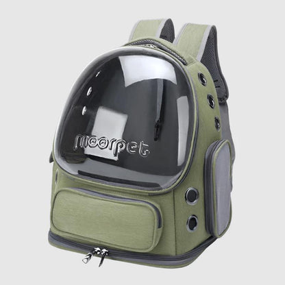Cozy Pet Cat Carrier Backpack with Storage – Stylish, Breathable & Perfect for Travel Adventures!