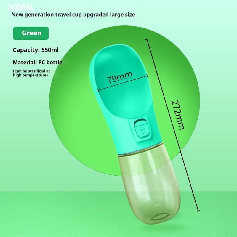 Pet Dog Water Bottle Feeder Bowl Portable Water Food Bottle Pets Outdoor Travel Drinking Dog Bowls Water Bowl for Dogs