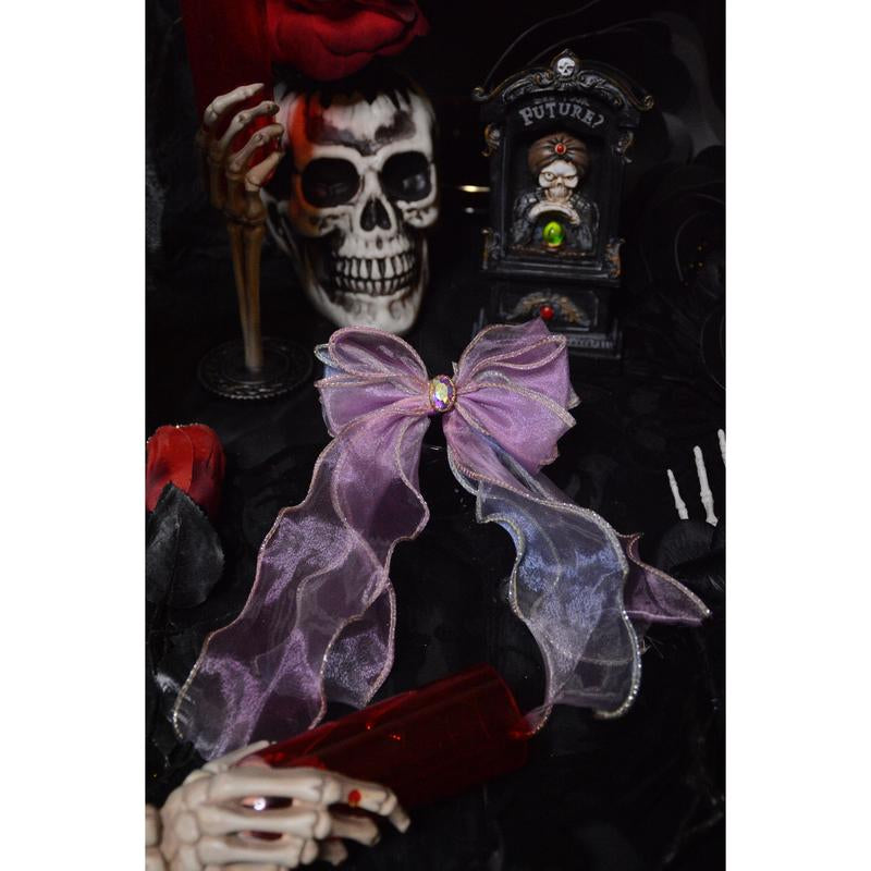 Universal Collar for All Cat Breeds and Dog with Butterfly Bowtie and Shiny Gem by Purrypurry