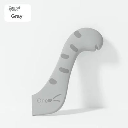 Pet Canned Sealed Lid for Cats Canned Cat Food Spoon Fashionable and Comfortable Pet Dog Canned Seal Fresh-Keeping Lid Spoon