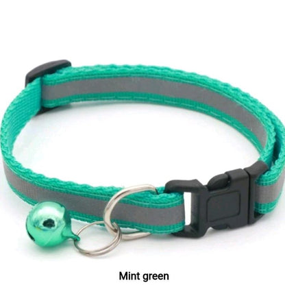Reflective Cat Safety Collar - Keep Your Kitty Safe and Visible Adjustable