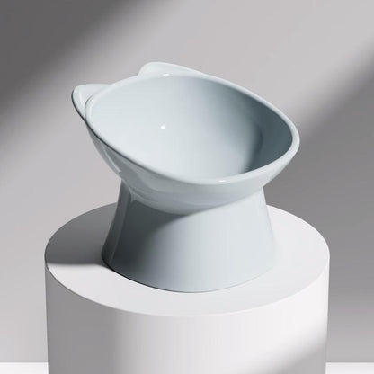 Pet Elevated Bowl, Dog and Cat Plates, 15° Tilted Elevated Bowl, Pet Water or Food Bowl for Small or Medium Size Dogs Cats