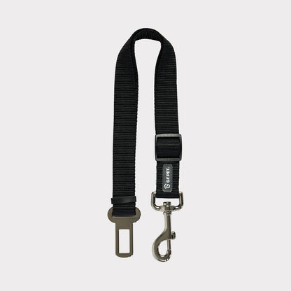 PET SEAT BELT TETHER (BLACK) Fits Standard Automobiles Buckles