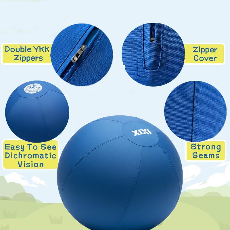 XIXI Large Herding Ball for Dogs 25" Diameter Interactive Toy for Australian Shepherds & Border Collies Durable Chew Toy for Outdoor Training & Play