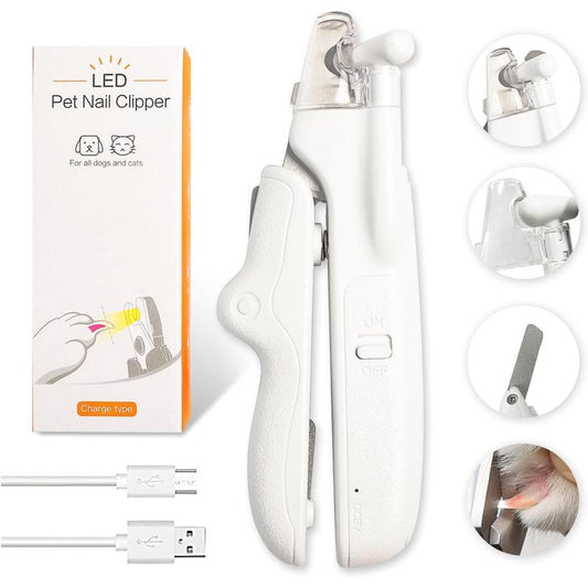 Dog and Cat Nail Clippers and Trimmers - Illuminate Nail Bloodline, Avoid Overcutting Nails, Especially Sharp for Thick Nails, Pet Nail Clippers with Nail File, Suitable for Small, Medium, and Large Dogs and Cats