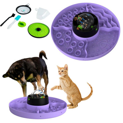 8-In-1 Multifunctional Interactive Dog Cat Slow Feeder Snuffle Mat Puzzle