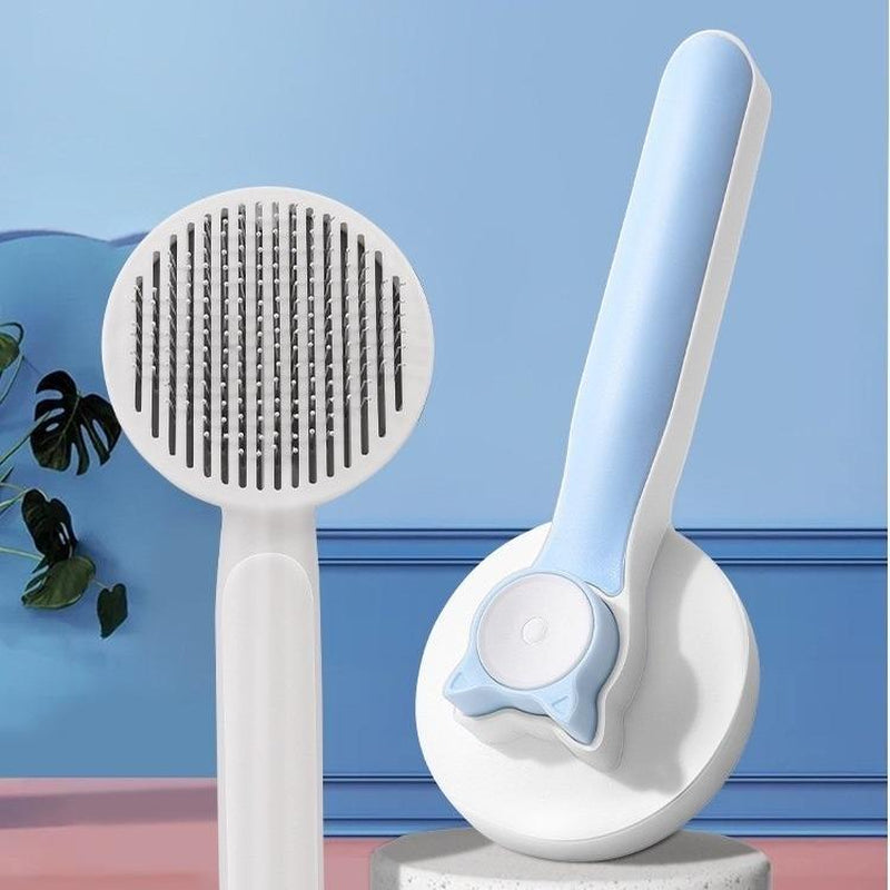 2025 NEW YEAR DEAL Pet Grooming Brush, Self-Cleaning , De-Shedding, Hair Removal, Pet Beauty Brush.