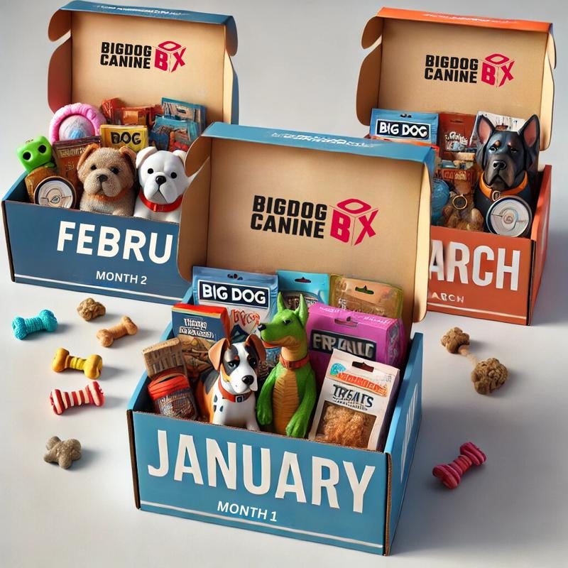 Big Dog Canine Box for Large Dogs – New Surprise of Premium Treats & Toys Every Time You Order