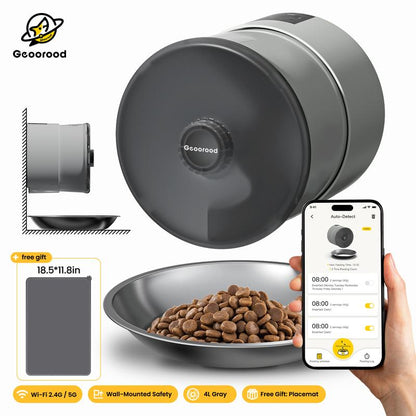 Holiday Haul ⭐ Geoorood 4L Smart Cat Feeder — WiFi Auto Dispenser for Cats & Small Pets #Tiktokshopholidayhaul