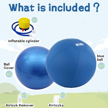 XIXI Large Herding Ball for Dogs 25" Diameter Interactive Toy for Australian Shepherds & Border Collies Durable Chew Toy for Outdoor Training & Play