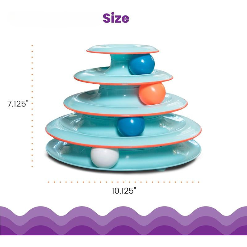 Catstages Chase Meowtain Interactive 4-Tier Cat Track Toy