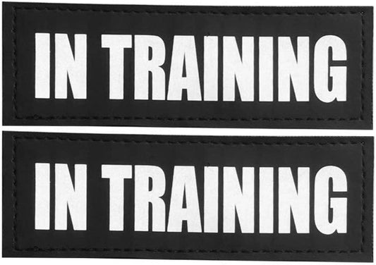 in Training Dog Patches, Reflective and Removable Dog Tags for Service Vest Dog Harness