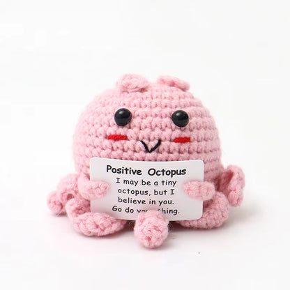 Positive Energy Crochet Potatoes Doll Crochet Vegetable Fruit Pickle Mini Gift Handmade Knitted Duck Ornament Home Room Decor