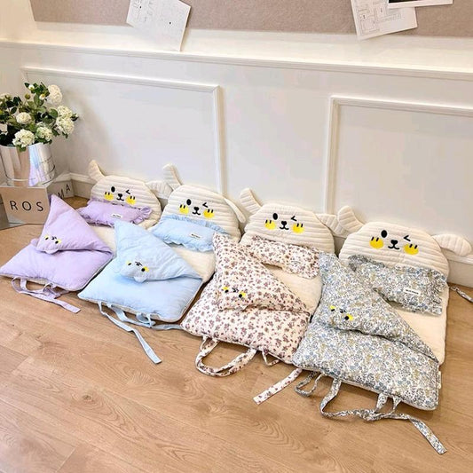 Wulihana Pet Bed with Free Pillow - a Cozy 77*47Cm Haven for Your Furry Friend'S Rest and Relaxation