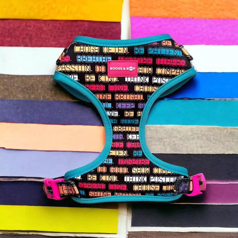Adjustable Pawsitive Affirmations Dog Harness