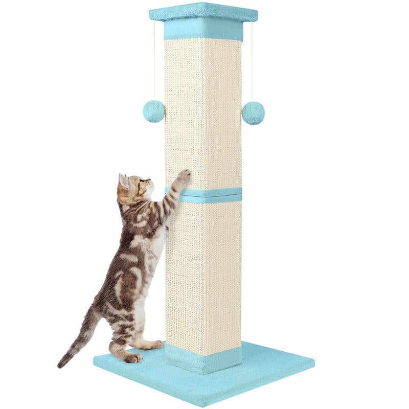 Cat 33 Inch Sisal Scratch for Indoor Cats Large Scratcher Protect Your Furniture All Breeds