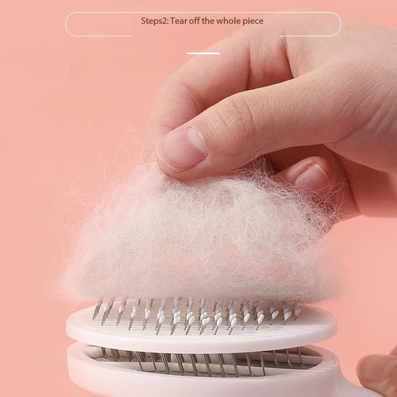 2025 NEW YEAR DEAL Pet Grooming Brush, Self-Cleaning , De-Shedding, Hair Removal, Pet Beauty Brush.