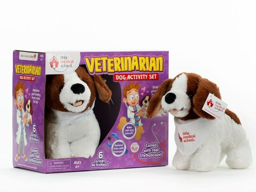 Veterinarian Dog Activity Set - Interactive Animal Care Kit - Little Medical School
