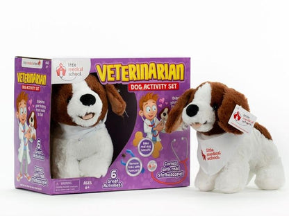 Veterinarian Dog Activity Set - Interactive Animal Care Kit - Little Medical School