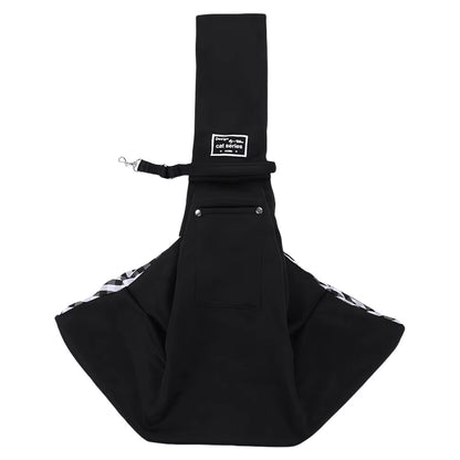 Pet Dog Sling Carrier Pet Crossbody Shoulder Bag Adjustable Strap Pet Carrier Bag with Safety Harness for Small Dogs Cats